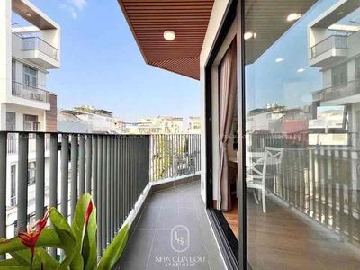 Căn hộ cao cấp thang máy bùi đình tuý balcony full nội thất — ảnh 1