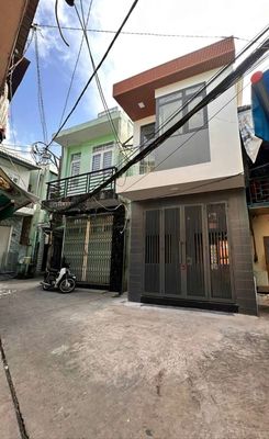 Bán nhà đẹp mới hẻm 154 đường Âu Dương Lân P3 Q8 — ảnh 1