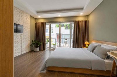 Cho thuê căn hộ studio ban cônh tách bếp vintage cực xinh ngay bến tha — ảnh 1