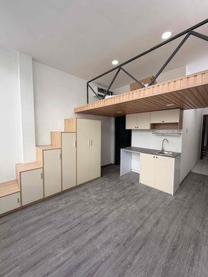 Căn hộ duplex cửa sổ lớn, ban công thoáng mát gần VLU,Học Viện Cán Bộ — ảnh 1