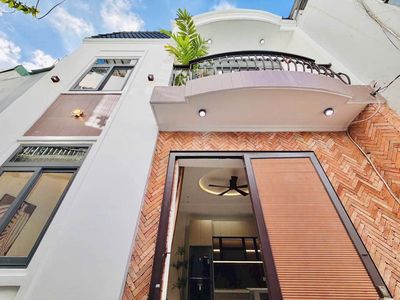 Nhà hẻm 5m Tân Hoà Đông, 42m2, 2 tầng đúc, có PN trệt, kế chợ Phú Lâm — ảnh 1