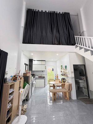 Cho thuê nhà trệt lửng mới full nội thất kdc phú an căn góc giá 6.5tr