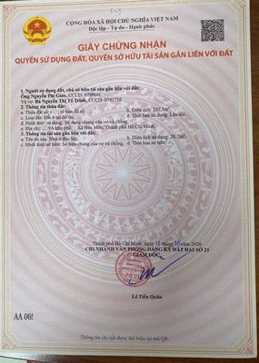 Đất thổ cư 143m2. trưng nữ vương. hóc môn — ảnh 1