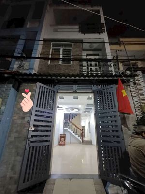 Nhà 1trệt 2lầu ,st 4pn 4wc,hẻm xe hơi bình trị đông