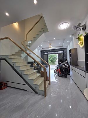Chính chủ bán, nhà mới XD, full N.thất cao cấp MT.NB 12m An Lạc, BT — ảnh 1