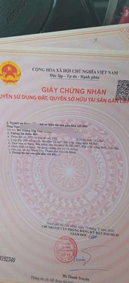 bán nhanh lô đất 5×23 fuul thổ cư rất đẹp