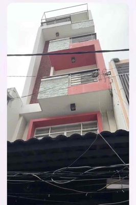 5 lầu hẻm 3m5 nhà gần mặt tiền hẻm an ninh