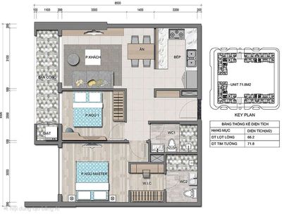 BÁN 2pn SÔNG LỚN BAN CÔNG DÀI 71m2 - Bao thuế phí chuẩn bị ra sổ