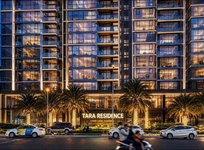 Tara residence căn 89m2 3 phòng ngủ nội thất cơ bản