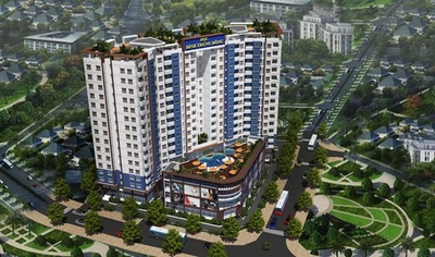 2 căn hộ Blue Sky Tower (HQC Bình Trưng Đông)- 12 triệu, 3PN, nội thất
