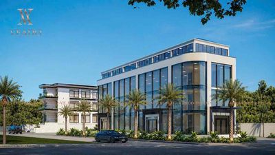 Cho thuê tổ hợp văn phòng – showroom – nhà khách mặt tiền đt747b, giáp