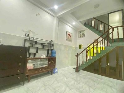 Nhà Mới 1 trệt 1 lửng 2 lầu, có sẵn nội thất - Nghĩa Phát P6 TB