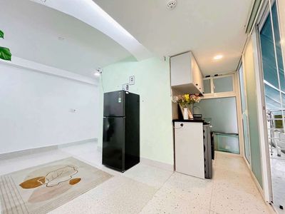 Căn hộ 1pn đầy đủ nội thất mặt tiền ngay cầu Nguyễn Tri Phương