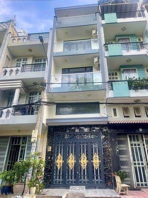 Nhà đẹp khu bình phú - 4x14m 5 tấm 5pn - hẻm 8m xe tải, gần hậu giang