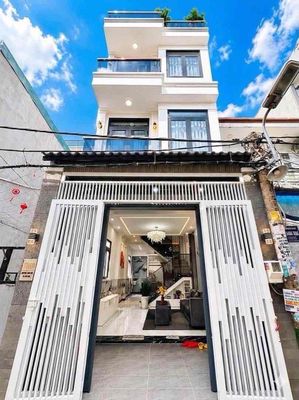 Huỳnh Tấn Phát - 5 Tỷ 850 - Xe Hơi Tới Nhà- Nhà 4 Tầng 50M² - 4PN - Gầ