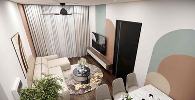 cho thuê 1N+ giá rẻ đồ đẹp, tầng trung hướng mát, khu saphire