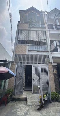 Bán nhà 4x14 đúc 3 tầng hẻm xe tải 7m - gần chợ bình thành - bình tân