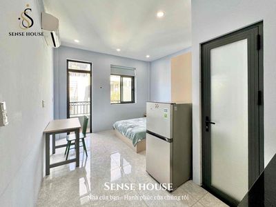 Studio banconl cực thoáng | full nội thất | thang máy | giá 5trxxx