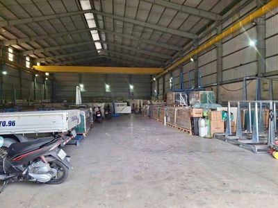Cho thuê kho 1555m2 mặt tiền Mỹ Phước Tân Vạn, Bình Dương