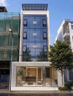 Toà vp toạ lạc trục đường chính phan đăng lưu pn | 10x18m hầm 6 tầng