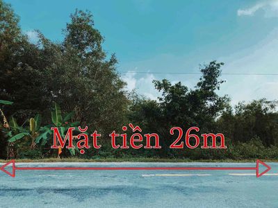 Chính chủ bán gấp Đất MT 26m đường N2 (Bến Lức) giá rẻ 310tr/m ngang T