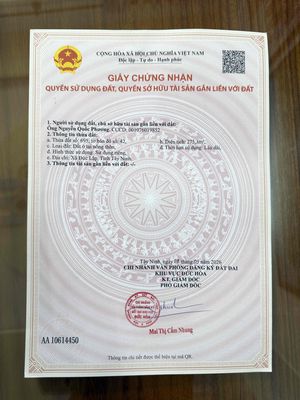 Bán đất mặt tiền đường mỹ hạnh