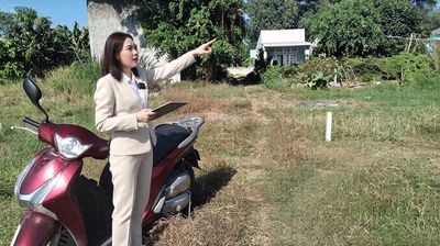 Bán 413m2 đất trồng cây sau đường 107 tân thạnh đông cũ.