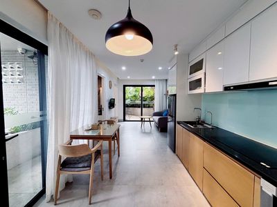 Cho thuê căn hộ 1pn 50m2 đường Nguyễn công trứ, quận sơn trà, ban công