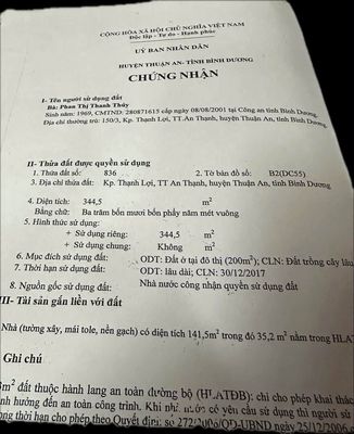 Bán nhà mặt tiền Hồ Văn Mên, Thuận An, Bình Dương - 10.5 tỷ