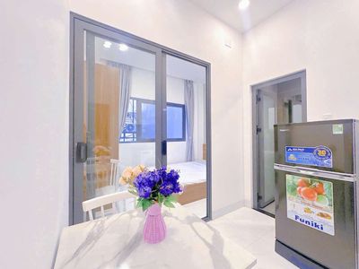 Cho thuê 1PN, cửa sổ lớn, full nội thất - Bình Thạnh gần VLU, IUH