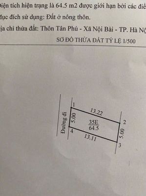 Bán đất Tân Trại, full thổ cư, ô tô vào tận đất