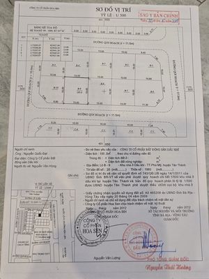 Bán đất khu dân cư dầu khí, phường phú mỹ – 195 m²