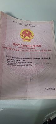Bán đat mat tien hẻm 2m