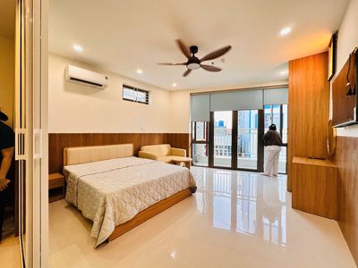 Căn hộ 1 phòng ngủ mới gần bãi biển mỹ khê - sơn trà