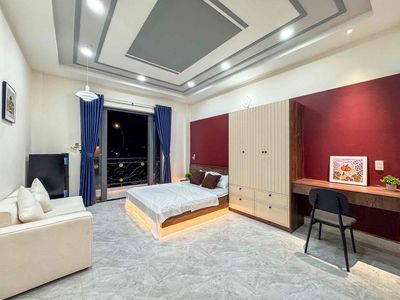 Studio Ban Công Full Nội Thất Siêu Mát Ngay Emart Phan Văn Trị