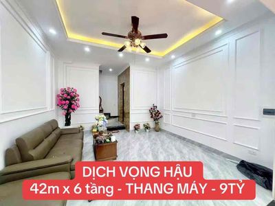 Siêu phẩm dịch vọng hậu – 6 tầng thang máy – 2 mặt thoáng – 50m ra ô t