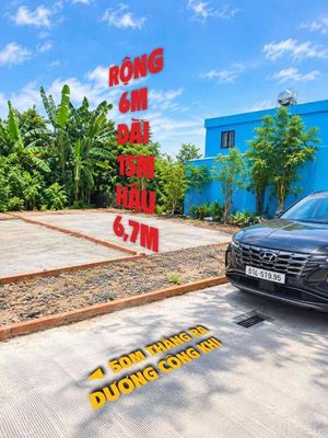 chính chủ bán đất thổ cư Bà Điểm 6,2 nở 6,7x15m