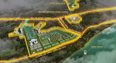 Chính chủ bán LK13 mặt đường 32 dự án Palm Manor Việt trì 105m2, sổ đỏ