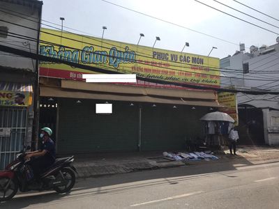 Cho thuê nhà mặt tiền đường trương phước phan 12x35m 1l