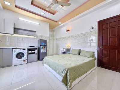 Chung cư mini mới xây đầy đủ tiện nghi, máy giặt riêng ngay cv phú lâm