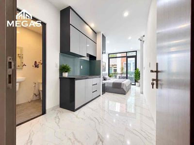 Siêu phẩm studio new 100%_full nội thất_ban công_ngay lê văn khương