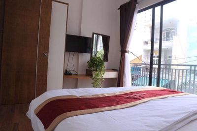 căn hộ 1 phòng ngủ có ban công An Thượng ngay bãi tắm Mỹ Khê