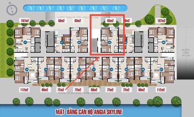 Bán căn 3PN ,83M2,An Gia Skyline Q7 ,full nội thất,5.35 tỷ