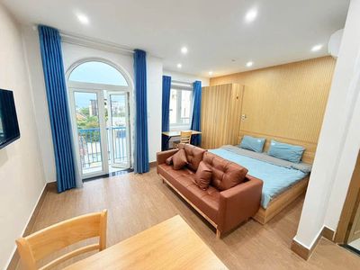 Căn hộ studio ban công Nguyễn Văn Thoại, Ngũ Hành Sơn, full nội thất