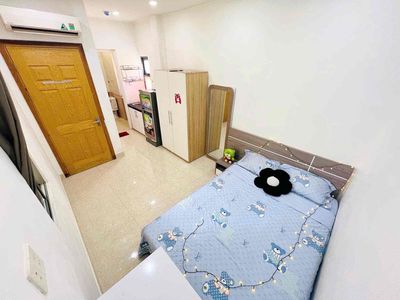 Căn hộ studio xinh xắn full nội thất Tôn Đản quận 4 có thang máy