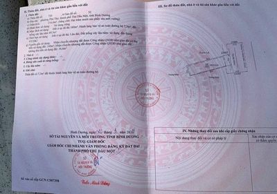 Bán nhà mặt tiền Võ Minh Đức, Phú Thọ, Thủ Dầu Một