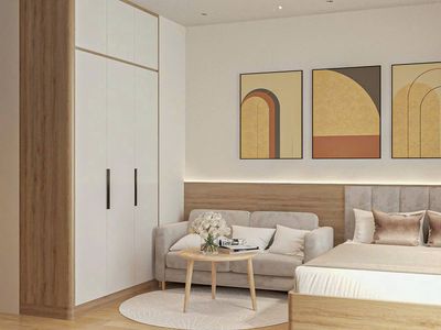 Cho thuê căn hộ TC3, stu full gỗ - Vinhomes Smart City Tây Mỗ