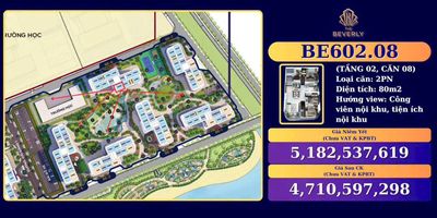 Bán căn hộ 2PN Vinhomes Grand Park, view hồ bơi, 80m2