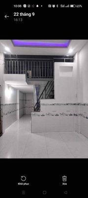Nhà sạch Mới 80m2_đúc 1lầu,2p ngủ-Ngay Hẻm 551 LÊ VĂN KHƯƠNG
