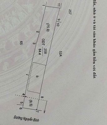 Cần bán nhà mặt đường Nguyễn Bính